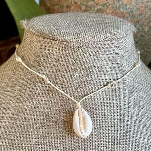 Boho Cowrie Shell Choker